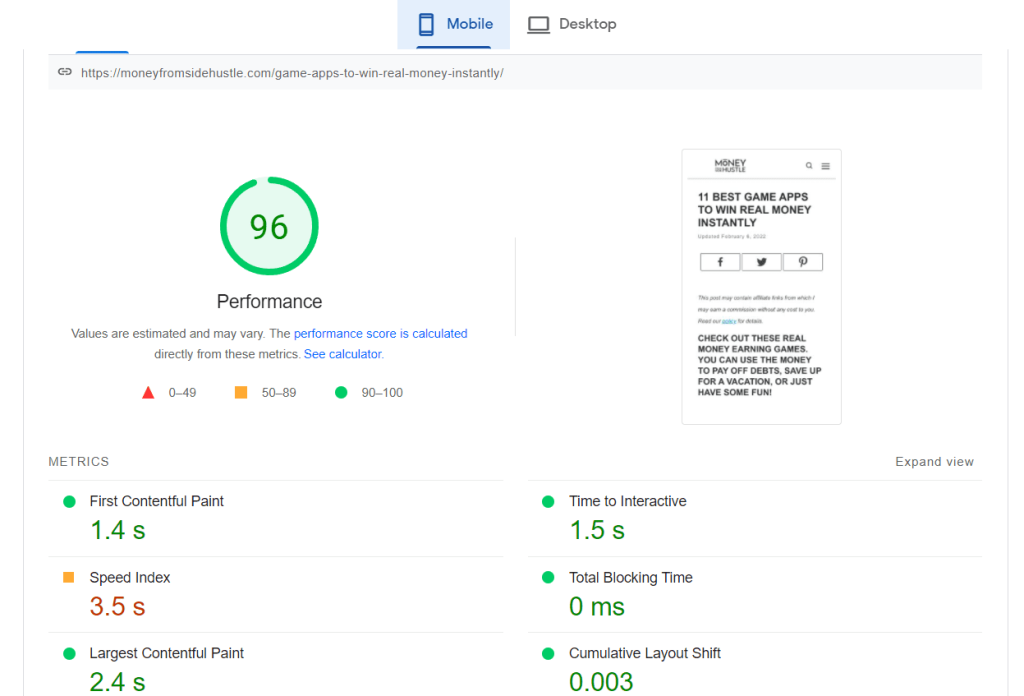 After WordPress Speed Optimization Service 😭