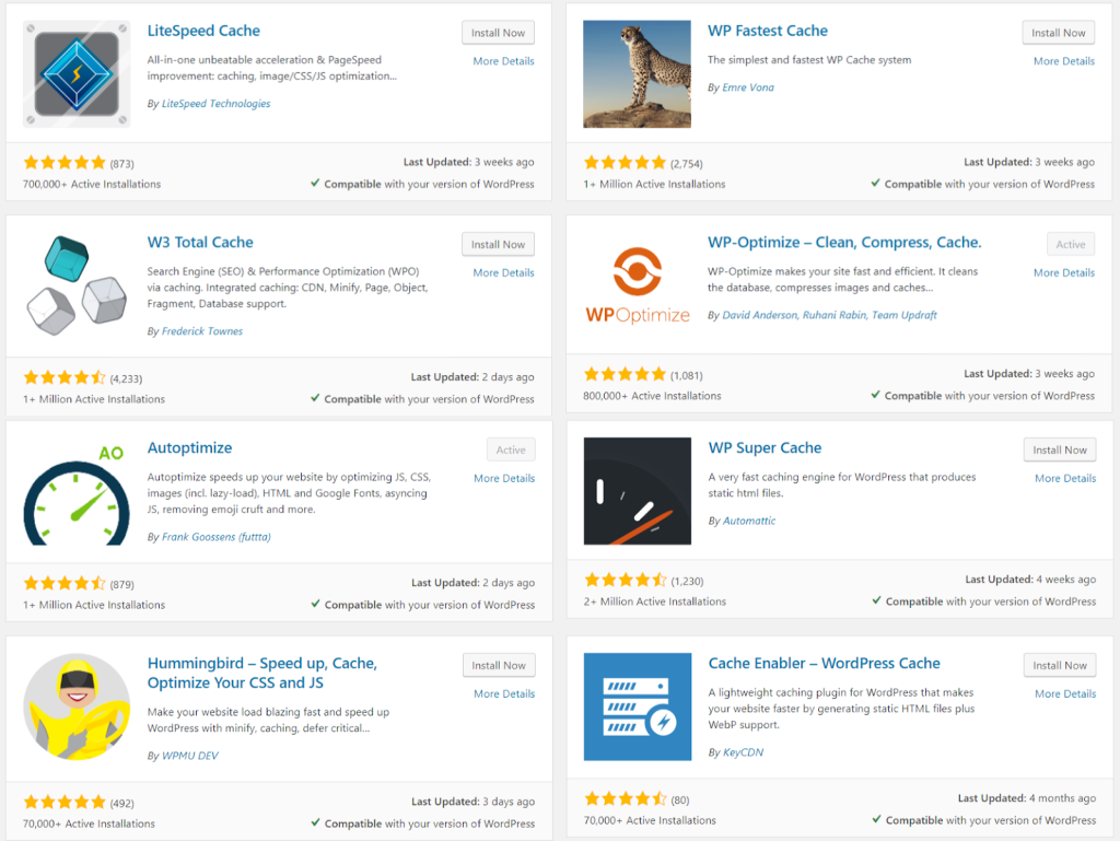 clear WordPress cache
